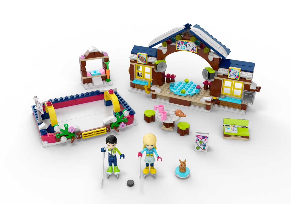Конструктор Friends (Френдс) 41322 Горнолыжный курорт: каток LEGO ...