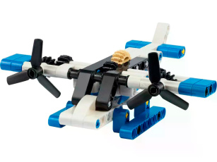 Конструкторы LEGO Уникальные наборы 30736 Белый гидросамолёт, фото 1