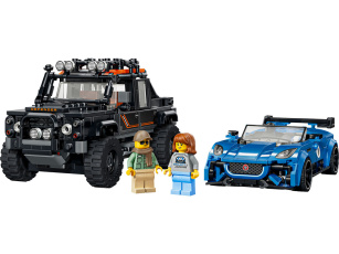 Конструкторы LEGO Speed Champions 77264 Jaguar F-TYPE Project 7 & Land Rover Defender Classic, фото 1