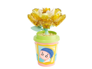 Конструкторы JAKI DK021-9 Арт-стакан: Пион, фото 1