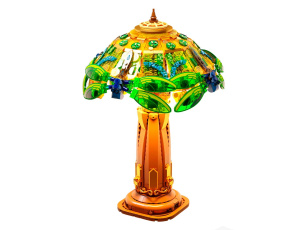 Конструкторы Pantasy Retro 85042 Настольная лампа с витражным стеклом, фото 2