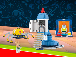 Конструкторы Brick Labs Союзмультфильм AB-1135 Дом юного техника, фото 1
