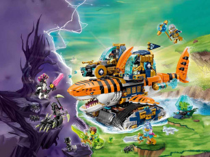 Конструкторы LEGO DREAMZzz 71515 Тигровый акулий танк, фото 1