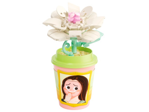 Конструкторы JAKI DK021-5 Арт-стакан: Жасмин, фото 1