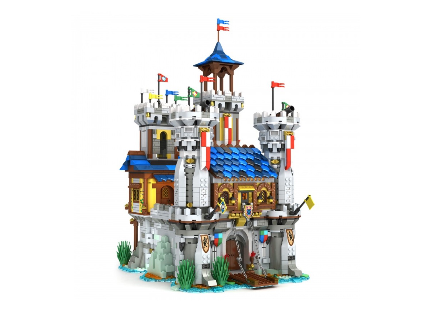 Конструктор Reobrix 66006_MK Средневековый замок Золотого Льва - купить ...