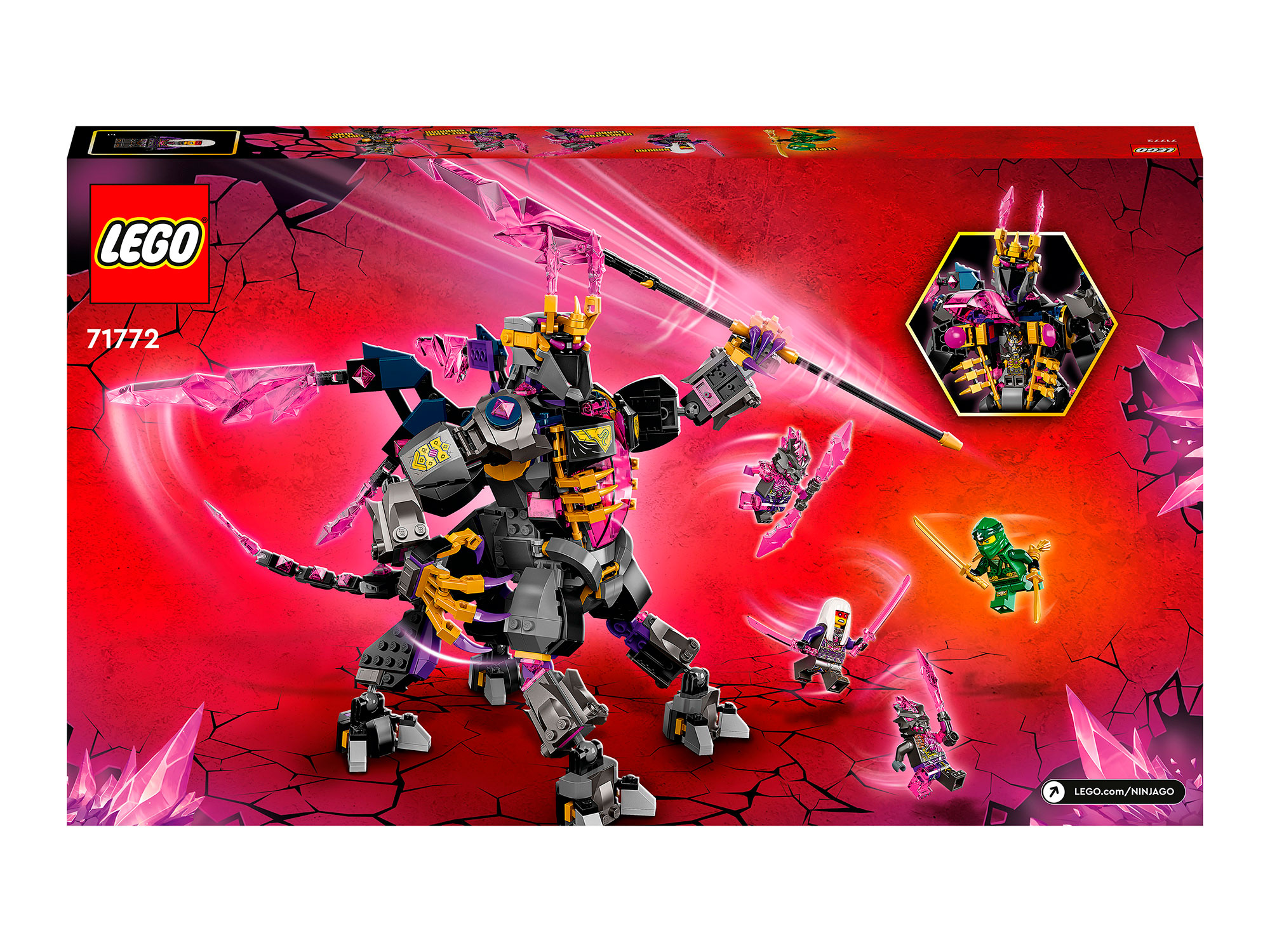 Ninjago кристальный король. Лего Ниндзяго Кристальный Король 71772. Конструктор Кристальный Король 71772.