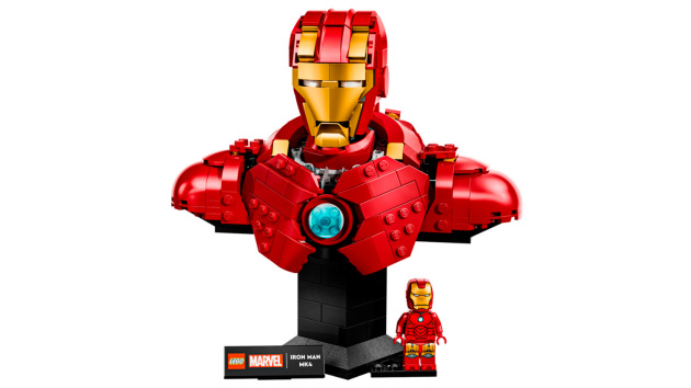 Конструкторы LEGO Super Heroes 76327 Бюст Железного человека MK4, фото большое 2