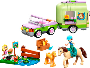 Конструкторы LEGO Friends 42695_L Прицеп для перевозки лошадей, фото 1