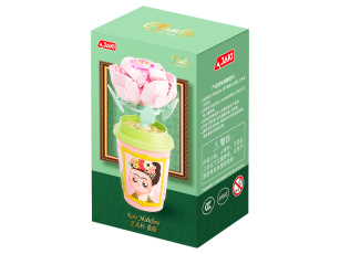 Конструкторы JAKI DK021-4 Арт-стакан: Роза, фото 2