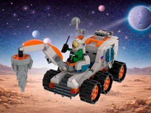 Конструкторы Brick Labs Космос AB-1320 Лунный бурильщик геологов , фото 1