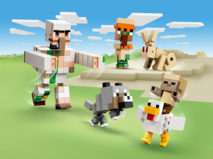 Конструкторы LEGO Minecraft 21592 Атака куриного наездника в пустыне, фото 1