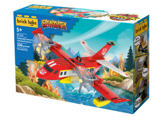 Конструкторы Brick Labs Бриксити AB-1314 Пожарный самолет Грозовой шквал, фото 2