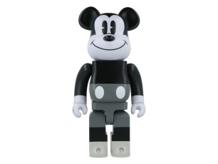 Medicom Toy BBRCK400MBW 400% Bearbrick Mickey B&W, фото 2
