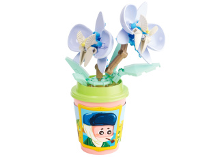 Конструкторы JAKI DK021-6 Арт-стакан: Орхидея, фото 1