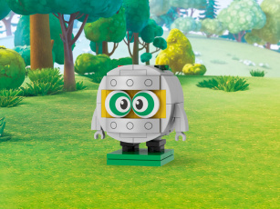 Конструкторы Brick Labs Смешарики AB-1510 Биби, фото 1