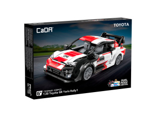 Конструкторы CaDA C51096W Гоночный автомобиль Toyota GR Yaris Rally1 1:20, фото 2