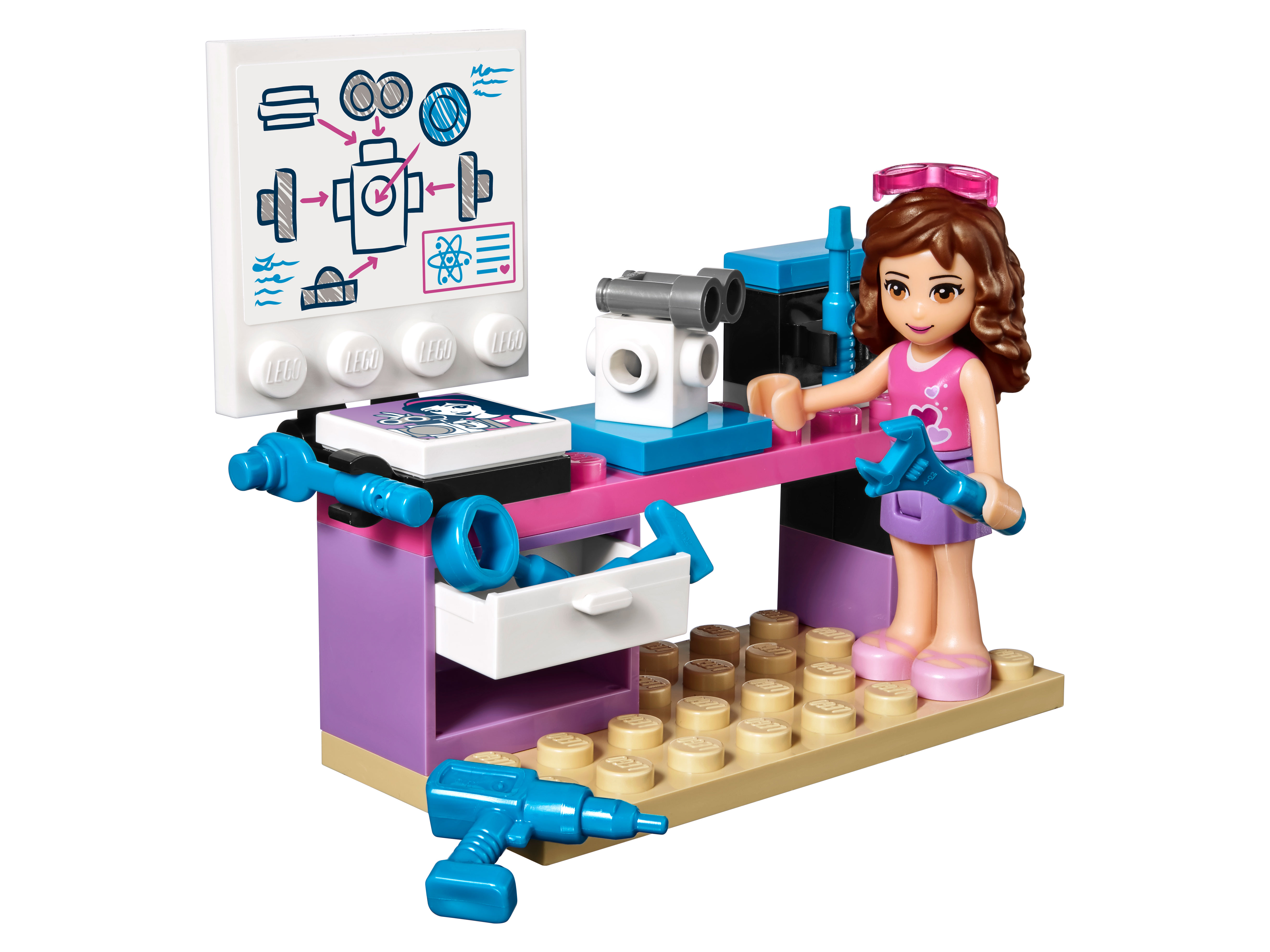 Конструктор девочек лет. Конструктор LEGO friends 41307 творческая лаборатория Оливии. Лего френдс лаборатория Оливии. Лего френдс творческая лаборатория Оливии. Лего френдс 41307.