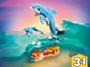 Конструкторы LEGO Creator 31385 Красивые дельфины, фото 1