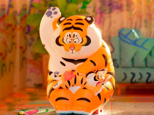 Funism ELKA45326 I Am Not Fat Tiger Roaring Love Series, фото 1