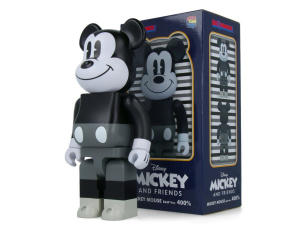 Medicom Toy BBRCK400MBW 400% Bearbrick Mickey B&W, фото 1