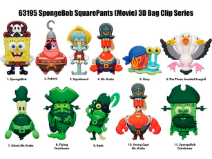 Monogram MN63195 Spongebob Movie 3D Foam Bag Clip Series 1, фото 2