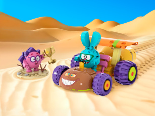 Конструкторы Brick Labs Смешарики AB-1514 Большие гонки, фото 1