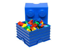 Пластиковый кубик для хранения 4, синий 4003blue LEGO - купить в Сети ...