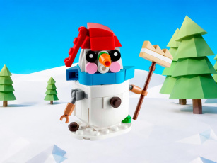Конструкторы LEGO Уникальные наборы 30645 Снеговик, фото 1