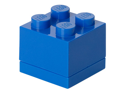 

Пластиковый мини-кубик LEGO, Пластиковый мини-кубик для хранения 4, синий