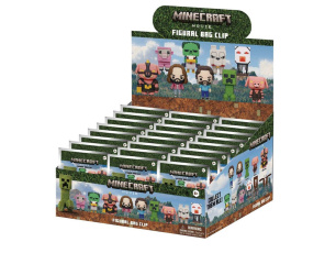 Monogram MN37035 Minecraft Movie 3D Foam Bag Clip, Series 1, фото 1