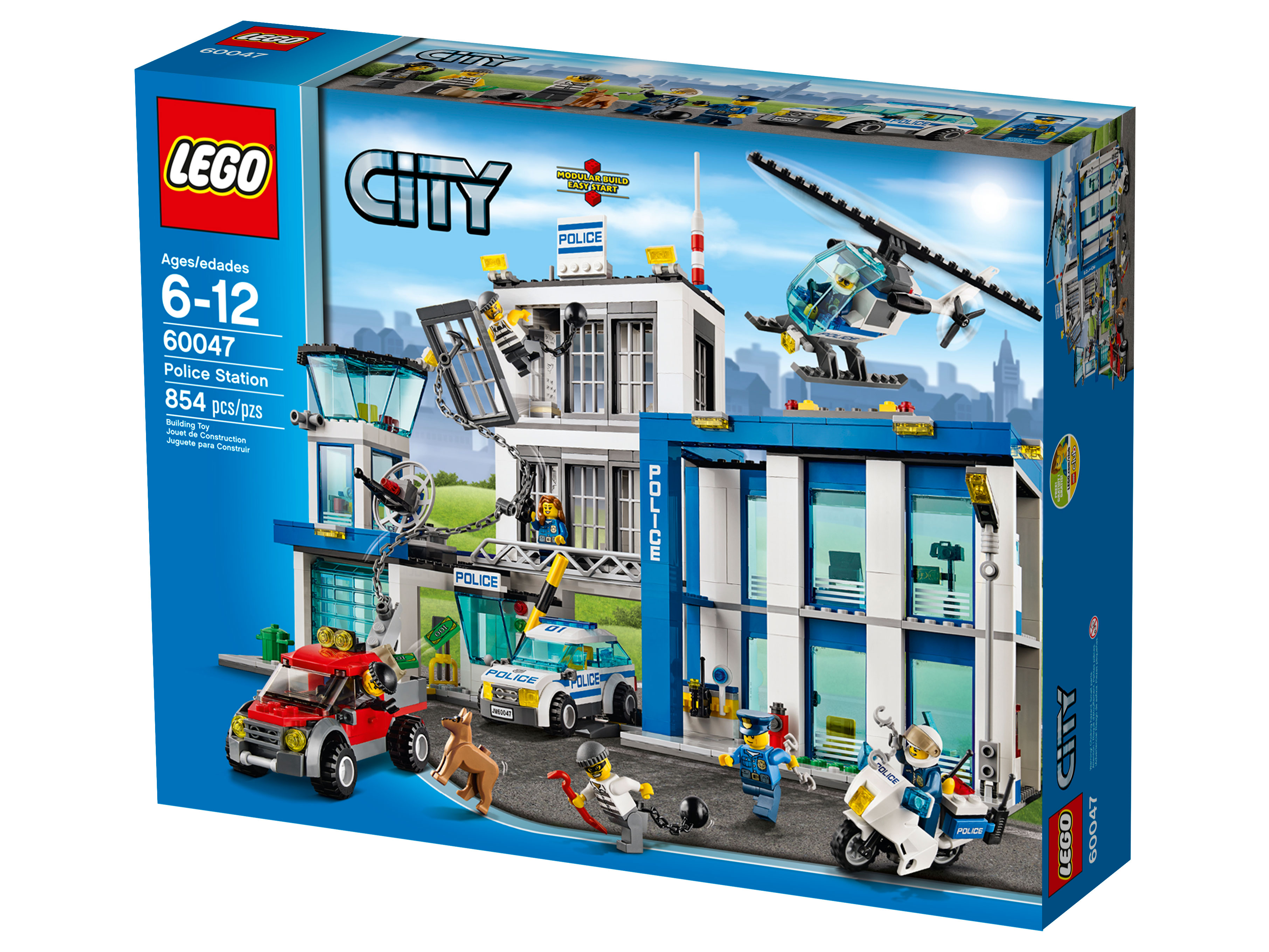 Сити полиция. LEGO City 60047. LEGO полицейский участок 60047. Лего Сити полицейский участок 60047. Лего полиция 60047.