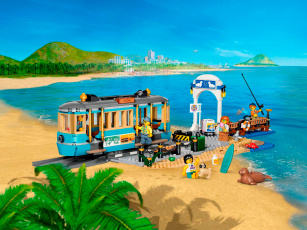 Конструкторы LEGO City 60506 Пляжный трамвай, фото 1