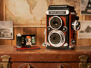 Конструкторы Pantasy Retro 85050 Двухобъективный зеркальный фотоаппарат, фото 1