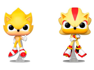 Funko Sonic the Hedgehog 91823 Super Sonic and Shadow 2pk (FL)(Exc), фото 1