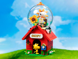 Конструкторы Pantasy Snoopy 86918 Снупи: Красная будка, фото 1