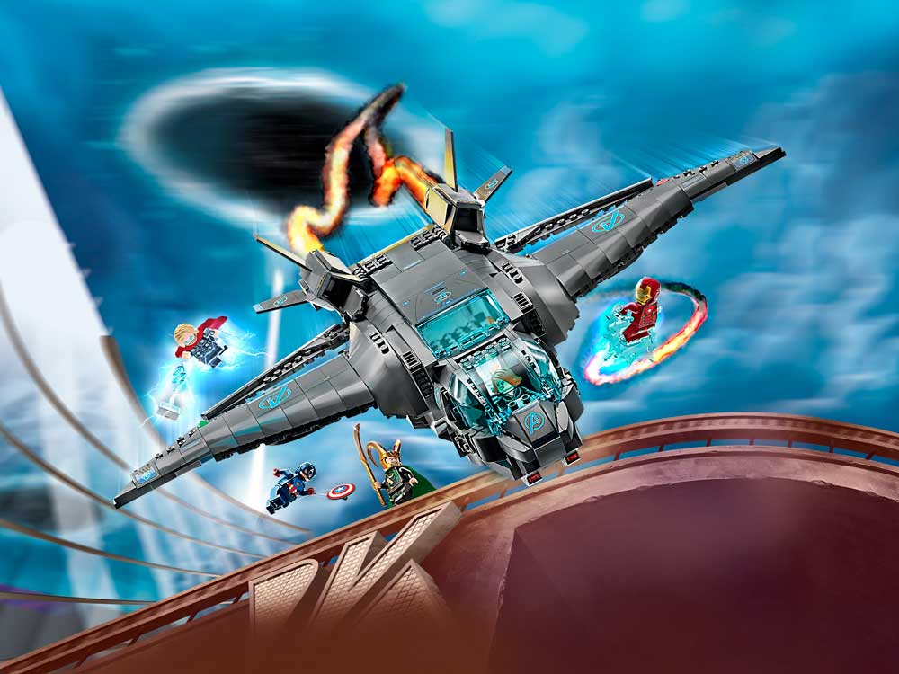 Конструктор LEGO Super Heroes (Супер Герои) 76248 Квинджет Мстителей ...