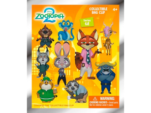 Monogram MN84065 Zootopia 2 3D Foam Bag Clip, Series 68, фото 1