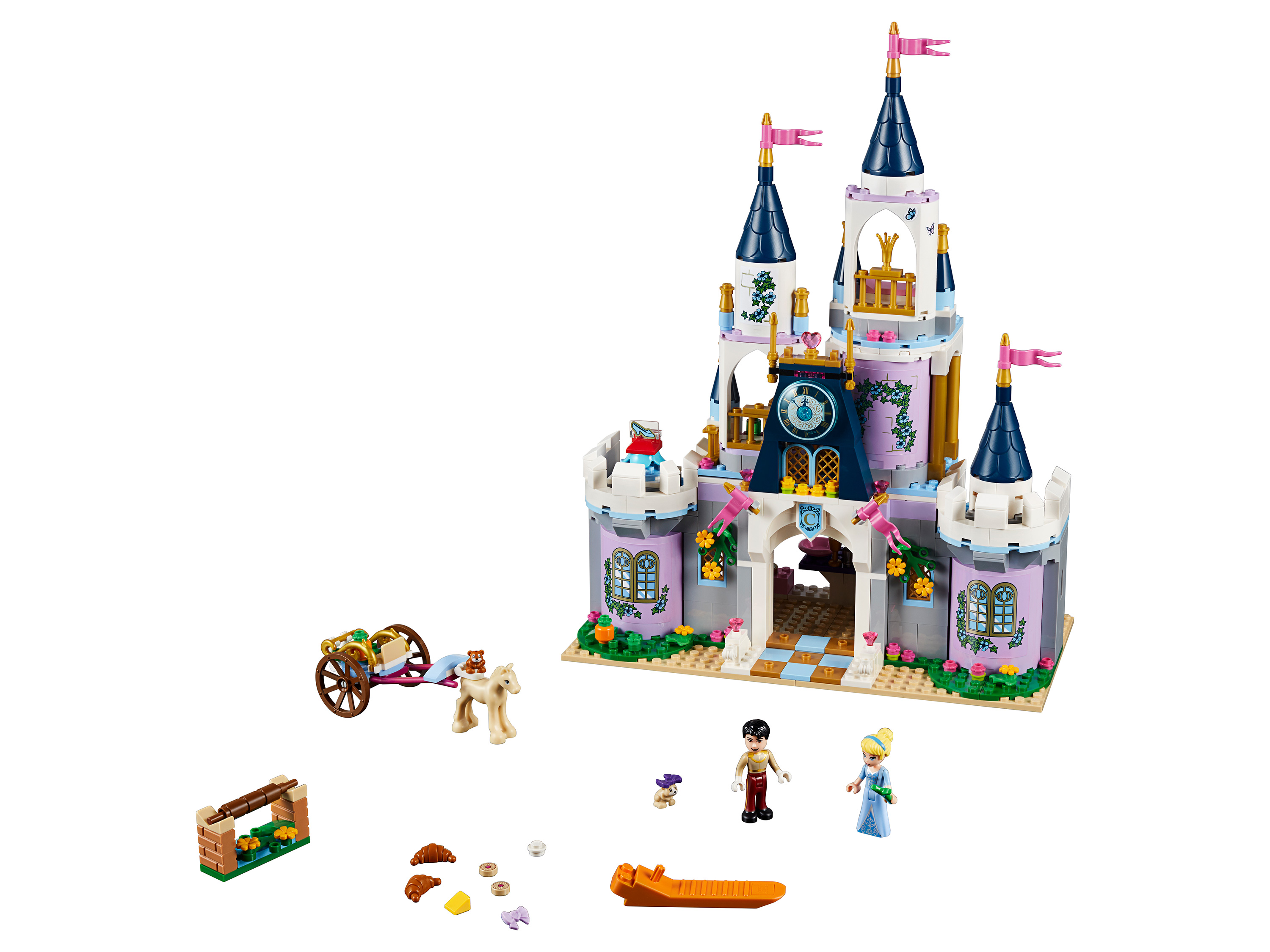 Замок disney princess. LEGO Disney Princess 41154. Лего 41154 замок Золушки. LEGO Disney 41154.