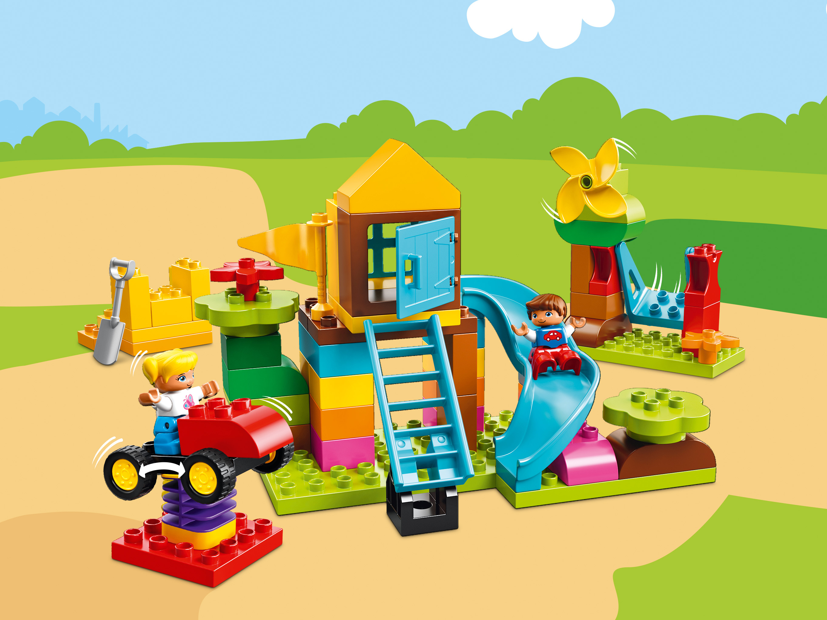 Конструктор DUPLO® (ДУПЛО) 10864 Большая игровая площадка LEGO - купить ...