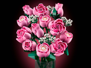 Конструкторы LEGO Botanicals 10374 Розовый букет, фото 1