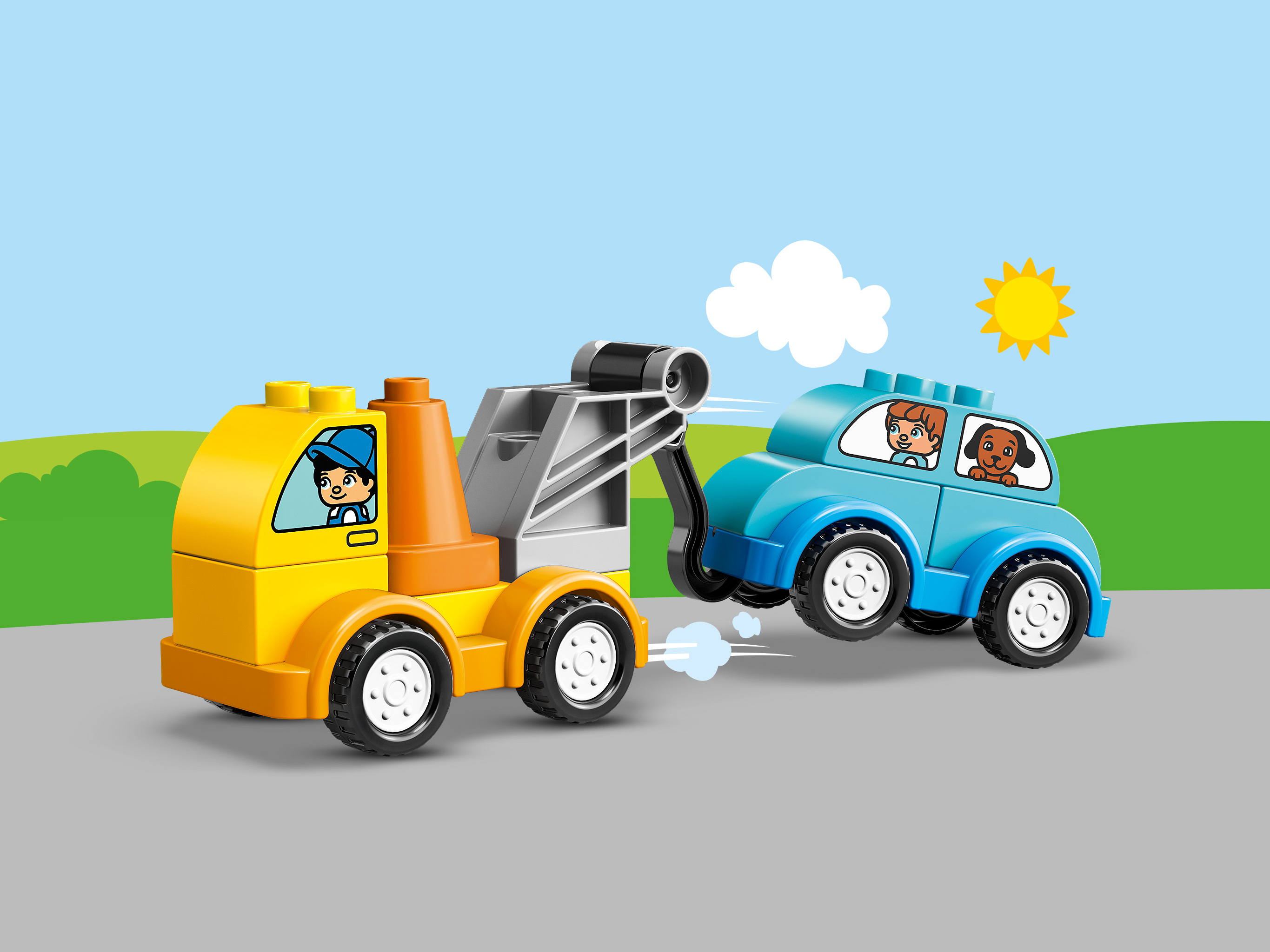 Конструктор LEGO DUPLO® (ДУПЛО) 10883 Мой первый эвакуатор - купить в ...