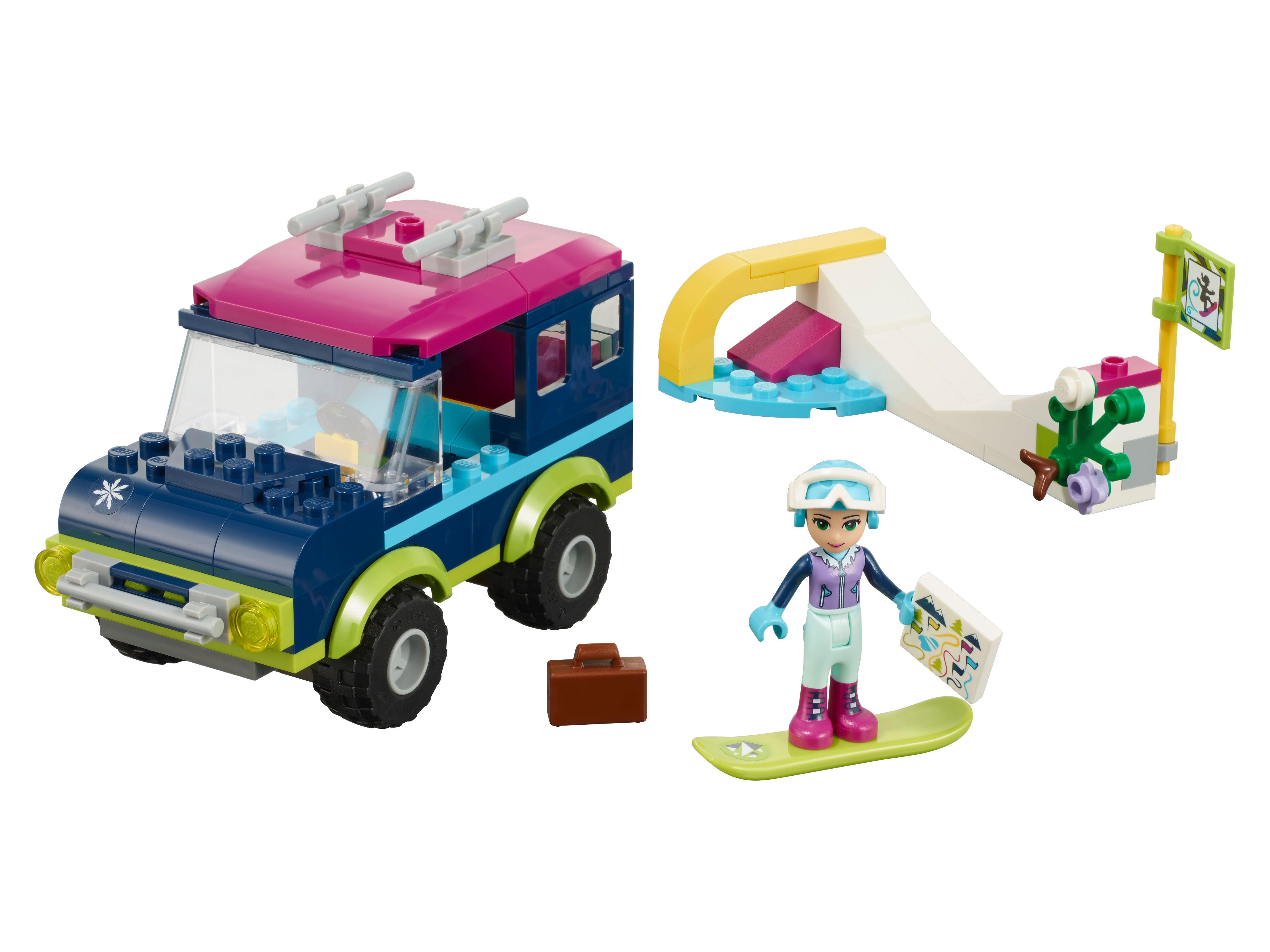 Конструктор Friends (Френдс) 41321 Горнолыжный курорт: внедорожник LEGO ...