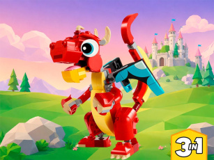 Конструкторы LEGO Creator 31145 Красный дракон, 3в1, фото 1