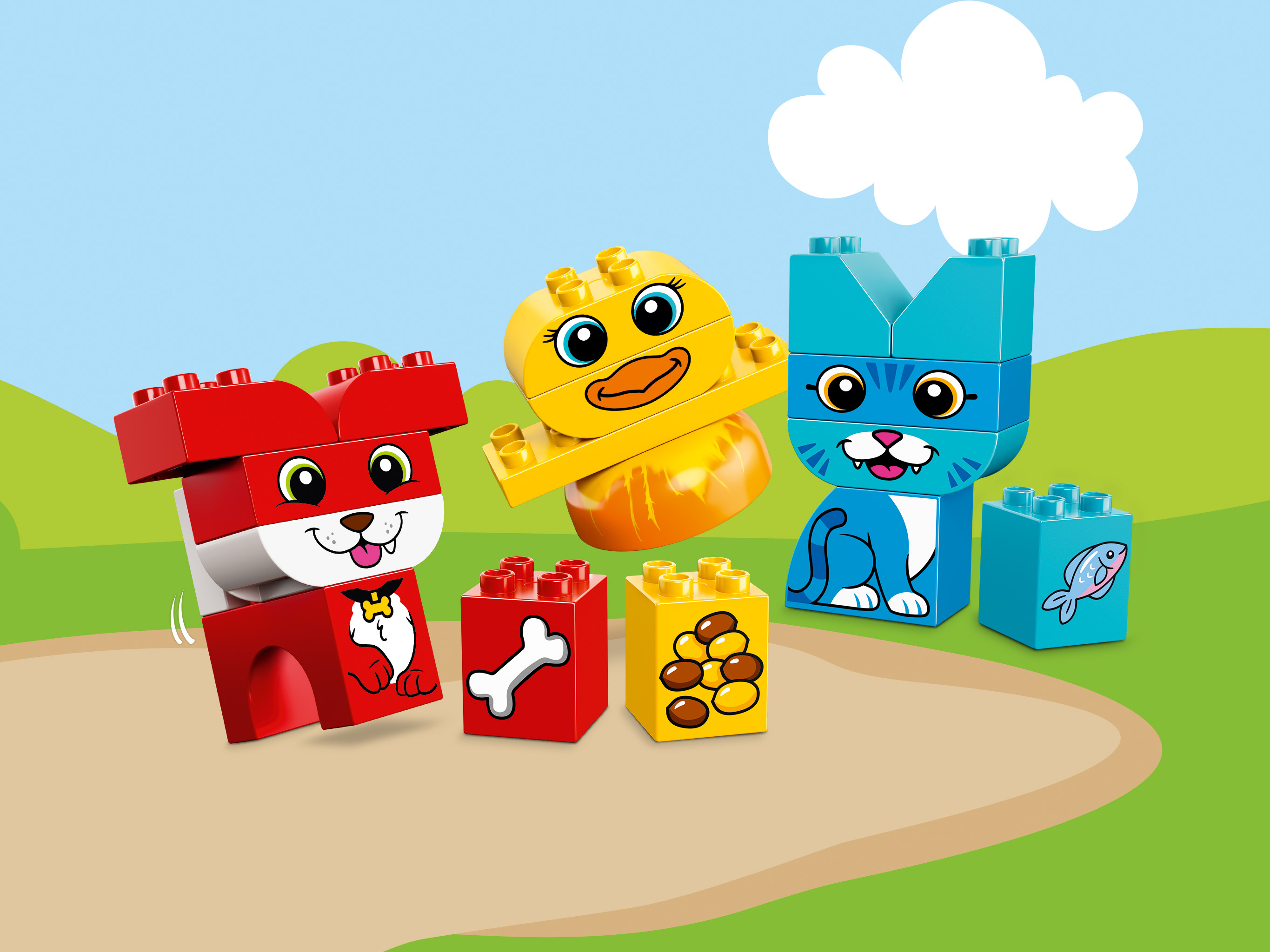 Конструктор LEGO DUPLO® (ДУПЛО) 10858 Мои первые домашние животные ...