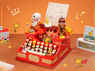 Конструкторы Pantasy Snoopy 86917_P Снупи: Большая печатная машинка, фото 1