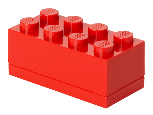 Пластиковый мини-кубик для хранения 8, красный 40121730 LEGO - купить в ...