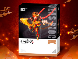 Конструкторы LOZ 2183_MK Робот-обезьяна, фото 2