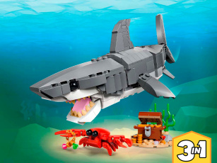 Конструкторы LEGO Creator 31381 Свирепая акула с сундуком сокровищ, фото 1