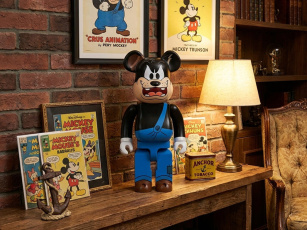 Medicom Toy BBRCK400PETMFR 400% Bearbrick Pete (Mickey and Friends), фото 1