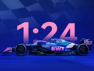 Конструкторы CaDA C55024W Гоночный болид BWT Alpine Formula One Team A525 1:24, фото 1